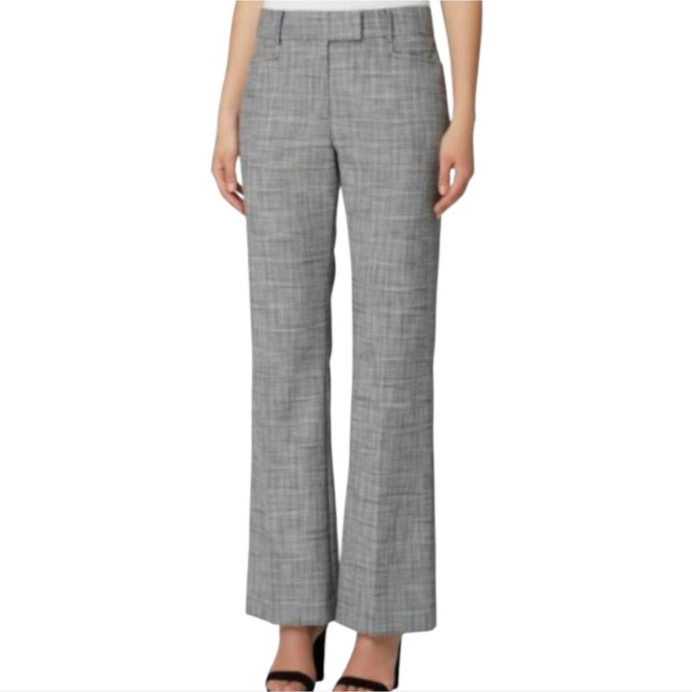 Tahari Grey and Pink Plaid Women's Career Academia Pants Size 14P‎ Petite New+